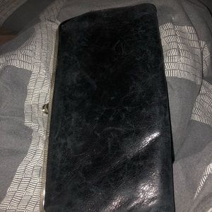 Black hobo wallet